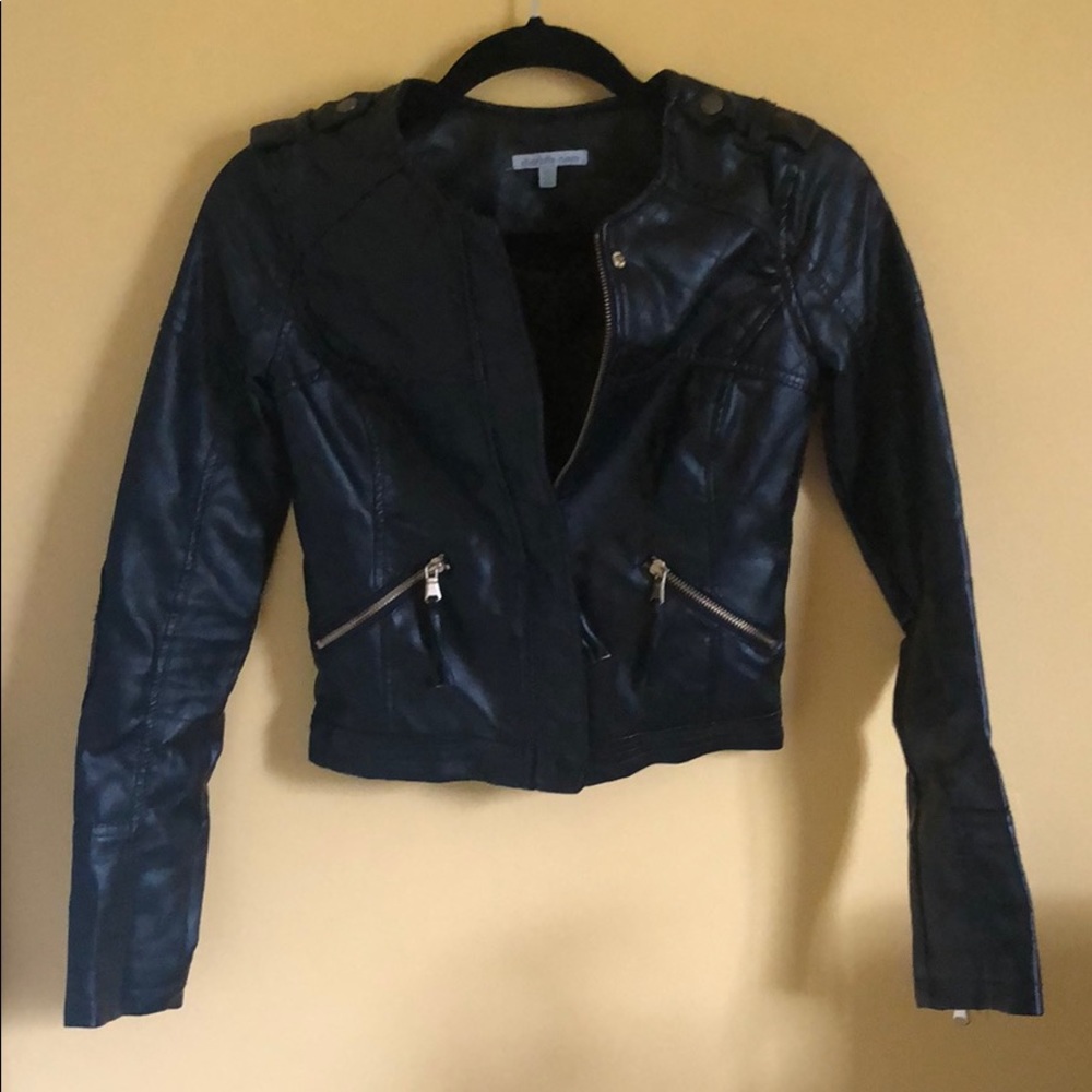 Faux Leather Jacket
